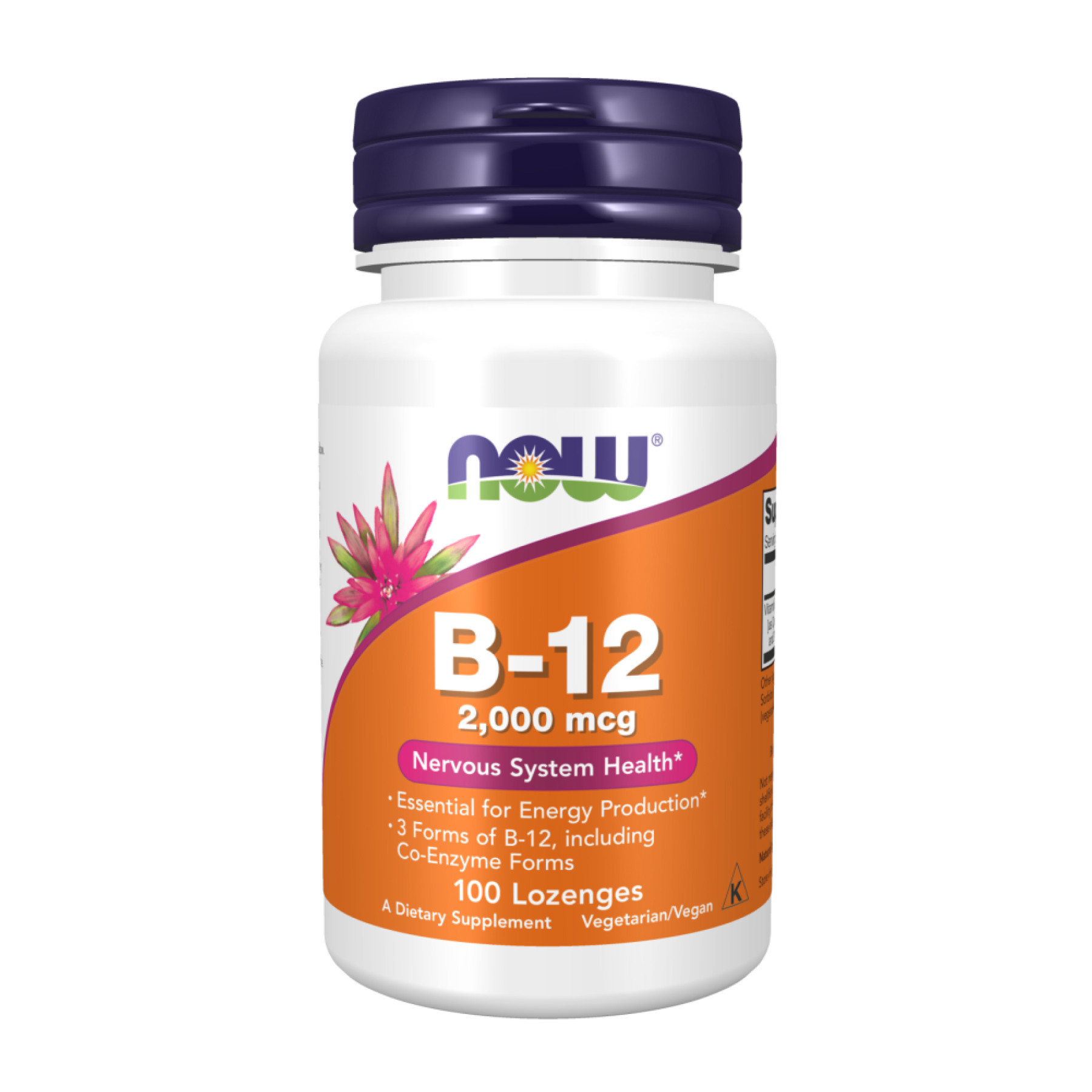 Капсули Now Foods B-12 2000 mcg - 100 lozenges 2023-10-2512