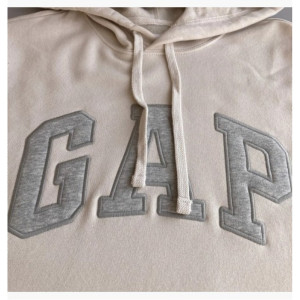 Худі Gap Logo Hoodie Unbleached White 546844321