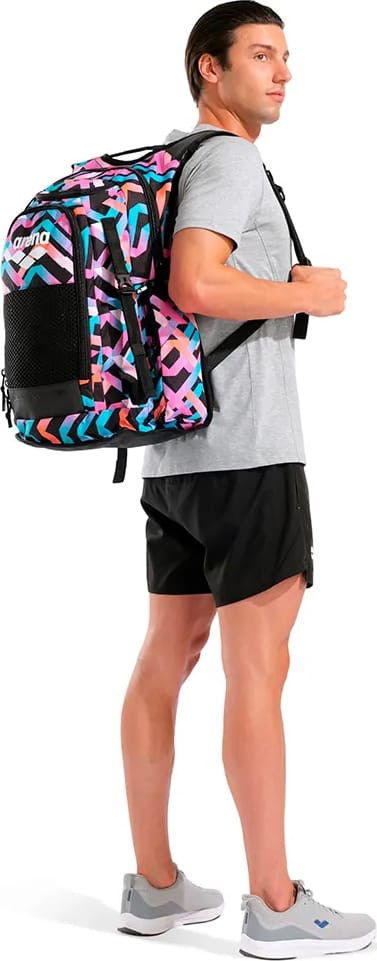 Рюкзак Arena ALL SET BACKPACK AO 45L рожевий, блакитний, чорний 55 х 38 х 28 см (010235-101) 010235-101