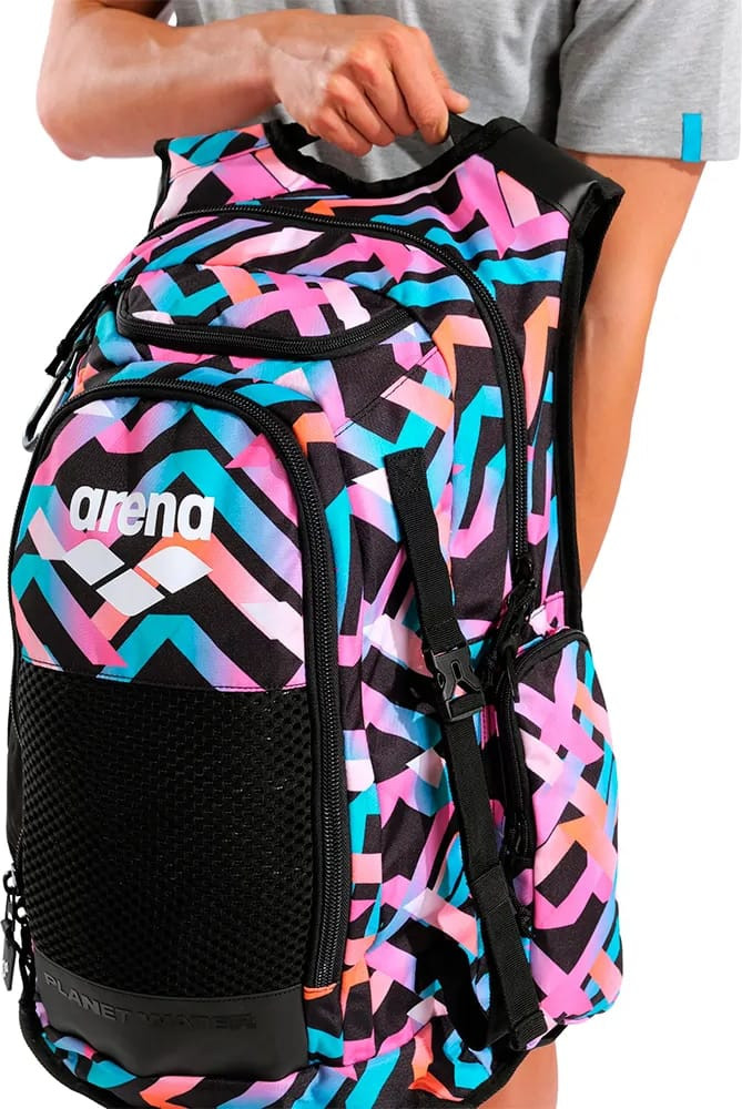 Рюкзак Arena ALL SET BACKPACK AO 45L рожевий, блакитний, чорний 55 х 38 х 28 см (010235-101) 010235-101