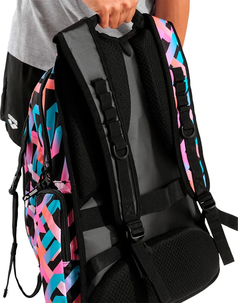 Рюкзак Arena ALL SET BACKPACK AO 45L рожевий, блакитний, чорний 55 х 38 х 28 см (010235-101) 010235-101