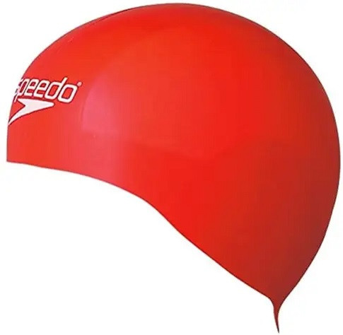 Шапочка для плавання Speedo CAN AQUA V CAP AU WHT/RED червоний, білий Уні OSFM 8-08775F744