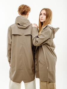 Куртка Rains Long Jacket 1202-TAUPE