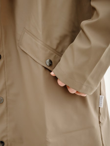 Куртка Rains Long Jacket 1202-TAUPE