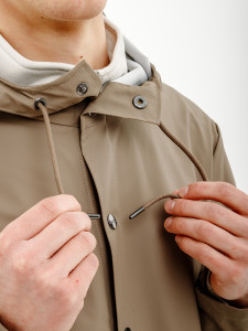 Куртка Rains Long Jacket 1202-TAUPE