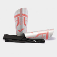 Щитки футбольні Joma J-PRO срібно-коралові 401490.268  L 401490.268
