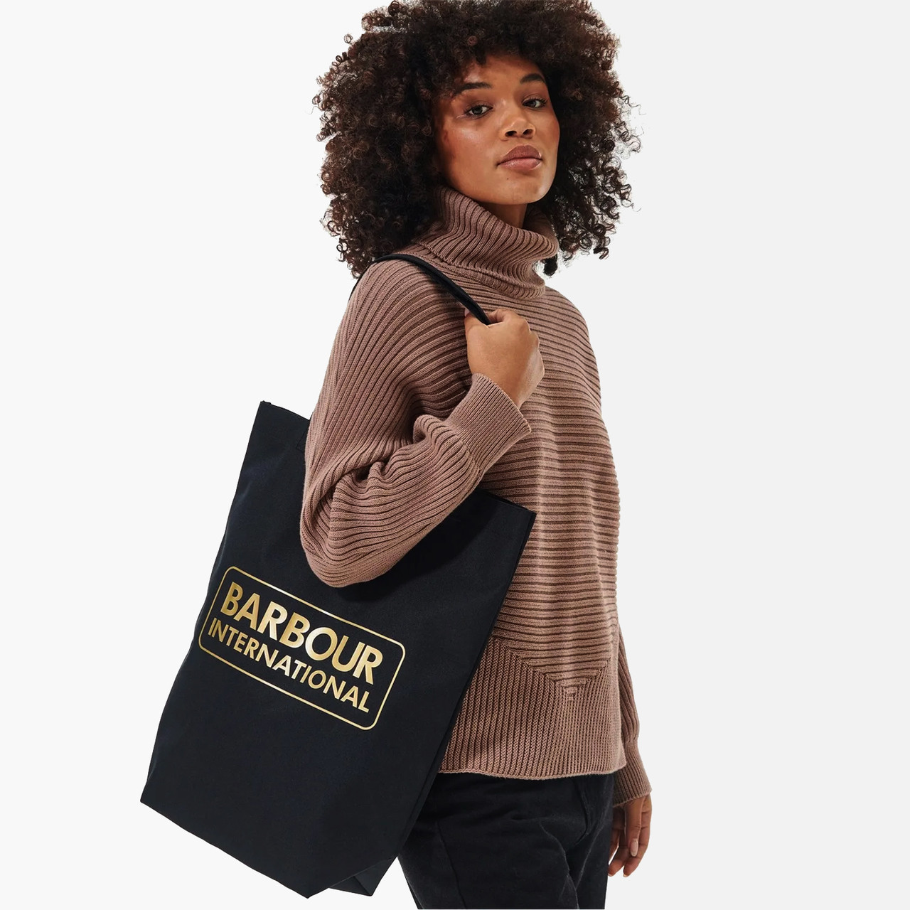 Сумка шопер Barbour International Apex Shopper Black LBA0393BK111