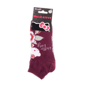 Шкарпетки HELLO KITTY HK + ROSE бордовий Діт 35 - 41 13890712-5