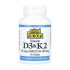 Софт гелеві капсули Natural Factors Vitamin D3 & K2 25 mcg (1000 IU) & 120 mcg - 60 softgels 2023-10-6543 Софт гелеві капсули Natural Factors Vitamin D3 & K2 25 mcg (1000 IU) & 120 mcg - 60 softgels 2023-10-6543