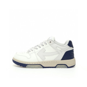 Кросівки Off-White Out Of Office Leather Sneakers 'White Blue' OMIA189F23LEA0050546