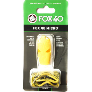 Свисток FOX 40 Original Whistle Micro Safety 9513-0208 Жовтий universal (72236) 9513-0208