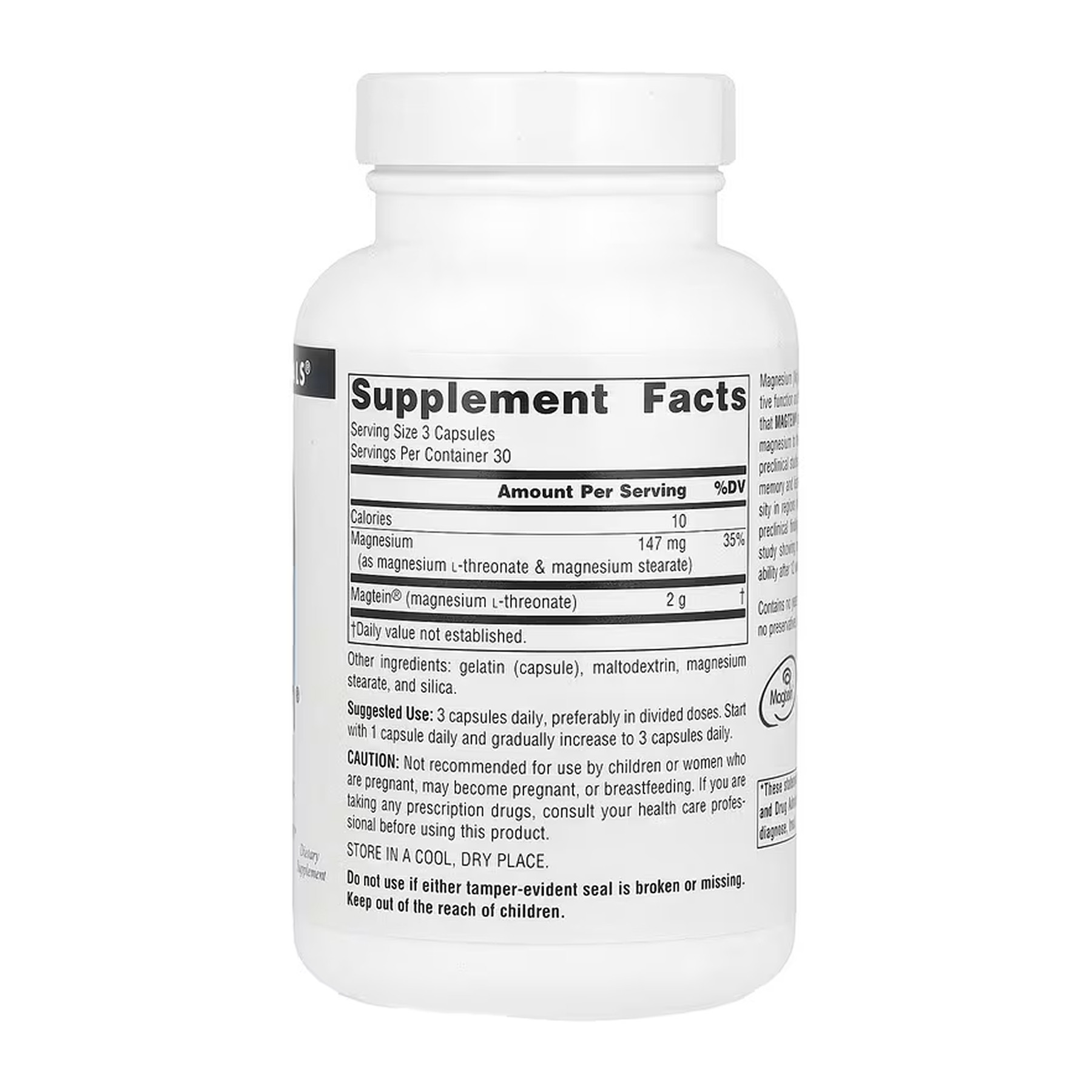 Капсули Source Naturals Magtein® - 90 caps 2023-10-5895