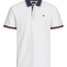 Поло JPRBLUWIN POLO SS NOOS 12169064-Cloud Dancer-Fit:REG SOLID Jack&Jones L Білий 12169064-CLOUD DANCER-FIT
