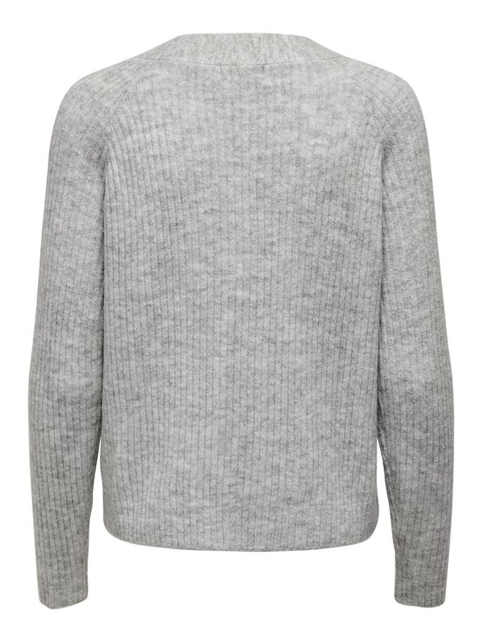 Кардиган ONLCAROL L/S CARDIGAN KNT NOOS 15196734-Light Grey Melange ONLY L Сірий 15196734-Light Grey Melan