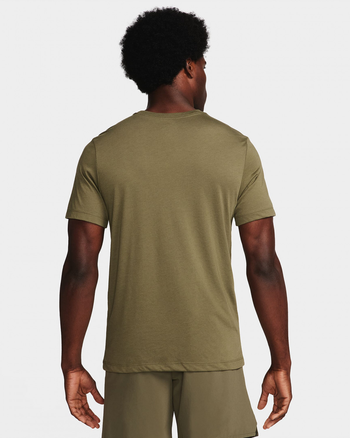 Футболка M NK DF TEE DB NIKE PRO FJ2393-222 Nike L Хакі FJ2393-222