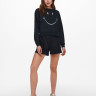 Шорти ONLSMILEY LIFE SHORTS SWT 15232827 Black-SMILEY ONLY L Чорний 15232827BLACK-SMILEY