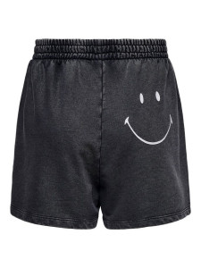 Шорти ONLSMILEY LIFE SHORTS SWT 15232827 Black-SMILEY ONLY L Чорний 15232827BLACK-SMILEY