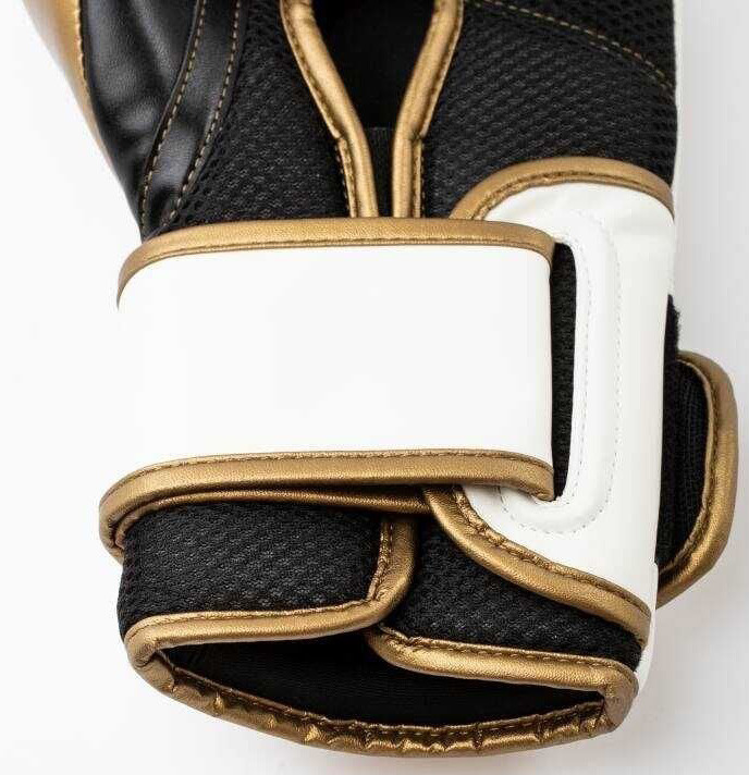 Рукавиці боксерські Everlast POWERLOCK 2R TRAINING GLOVE білий, золотий Уні 14 унцій P00003050