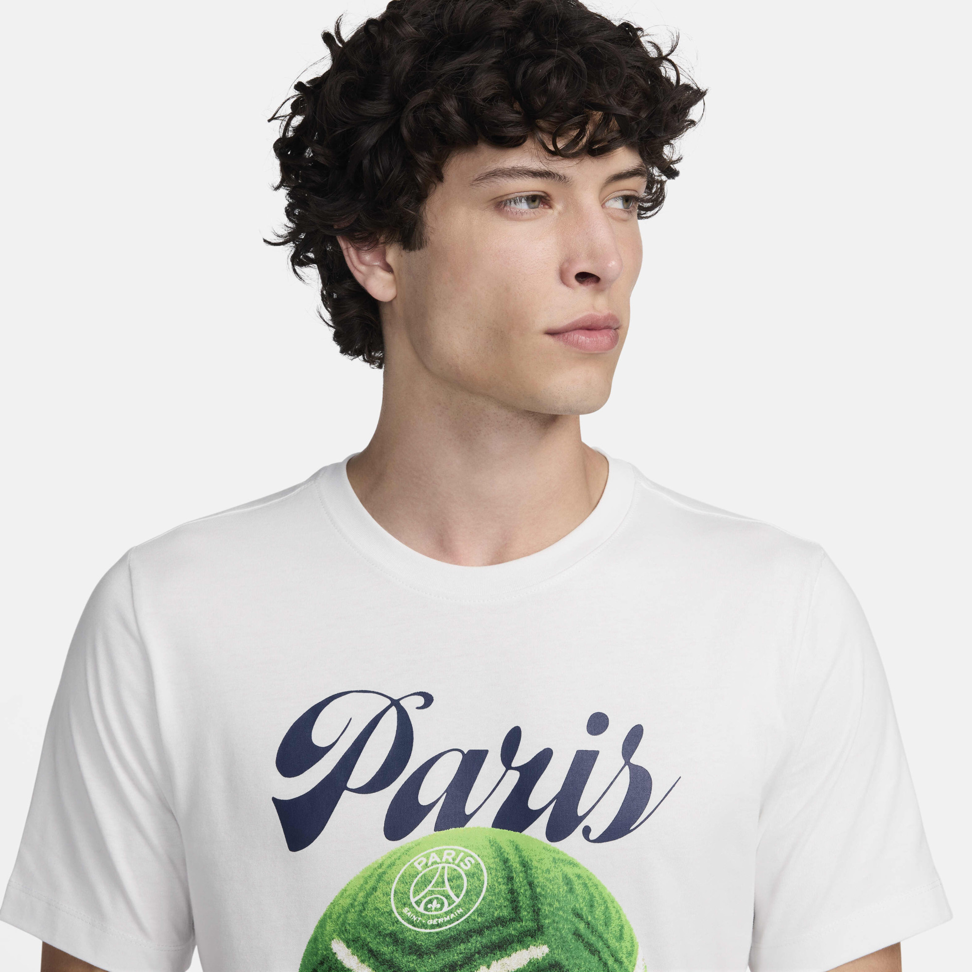 Футболка чоловіча Nike Psg Nk Hm Field Ss White FV8559-121