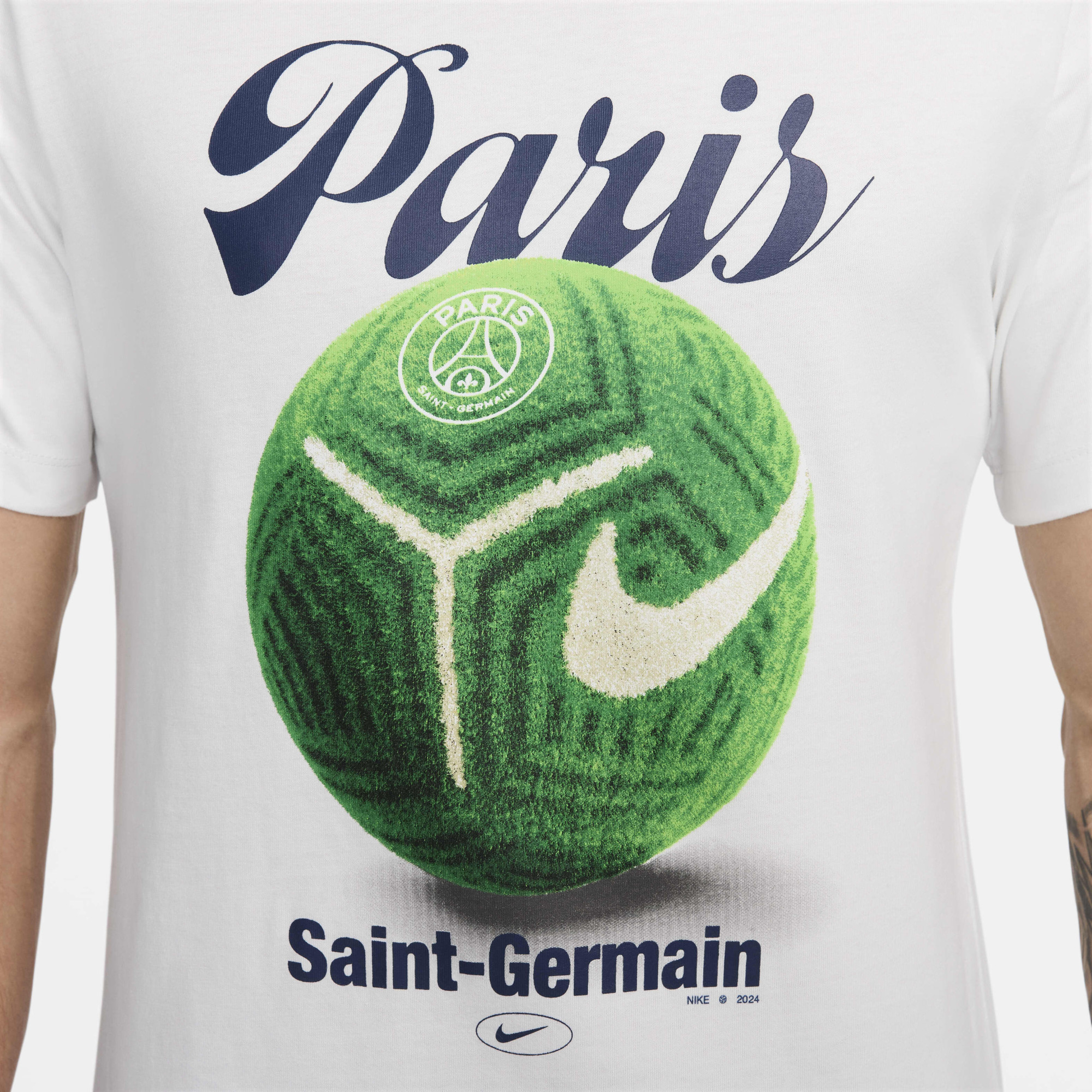 Футболка чоловіча Nike Psg Nk Hm Field Ss White FV8559-121