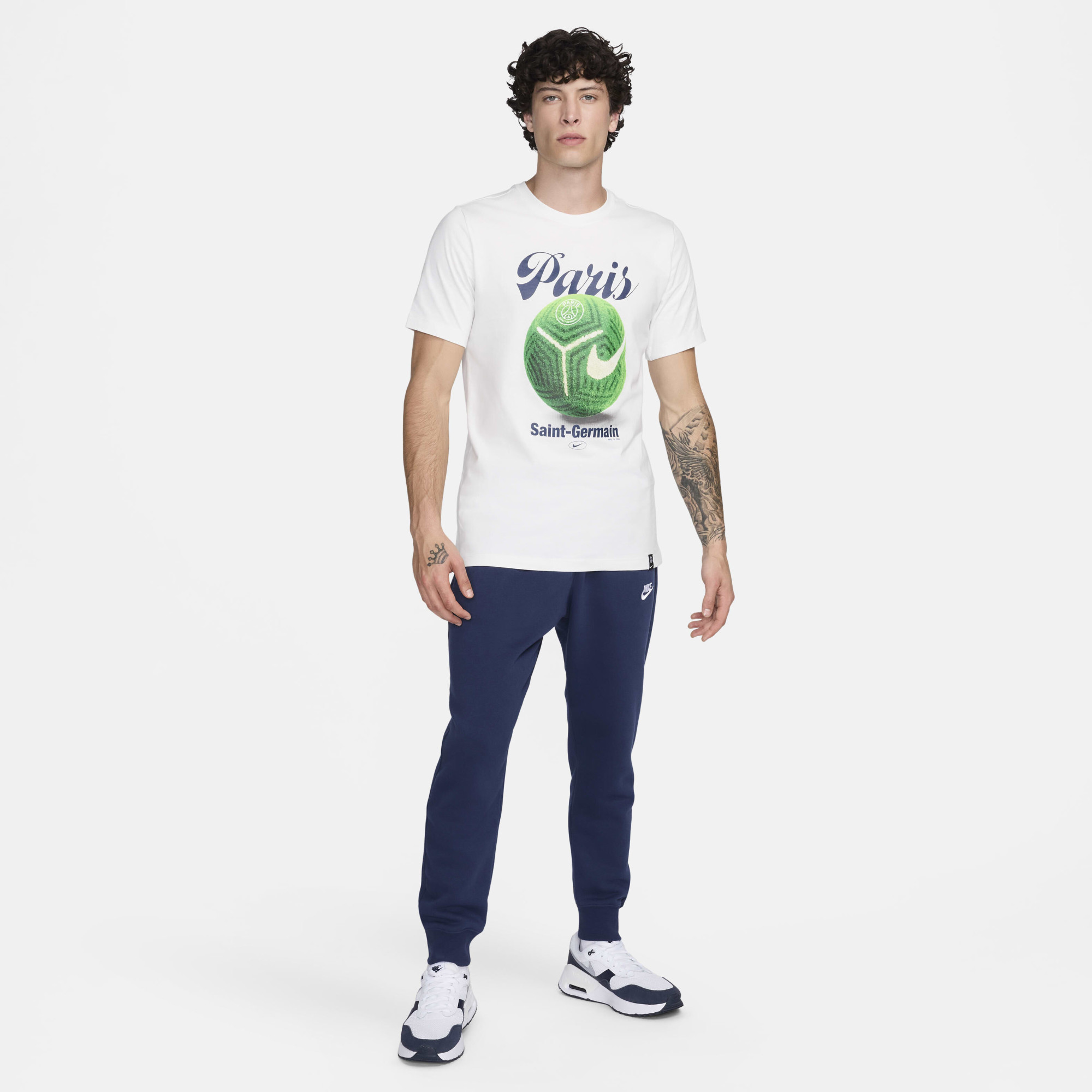 Футболка чоловіча Nike Psg Nk Hm Field Ss White FV8559-121