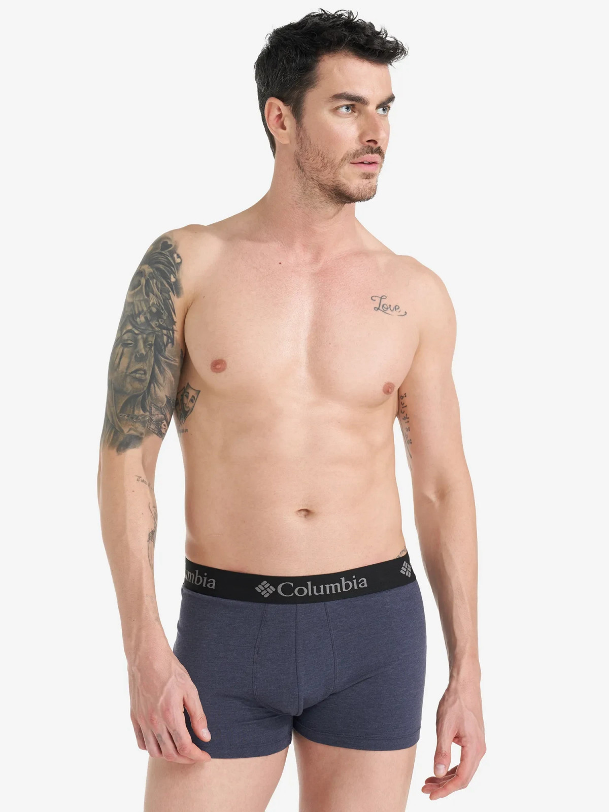 Труси чолівічі (2 шт) PERFORMANCE COTTON STRETCH MELANGE CPCB02CLB-BLUE Columbia L (48-50) Синій CPCB02CLB-BLUE