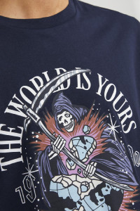 Футболка Jack & Jones JORHEAVENS TEE SS CREW NECK SN 12249345-SkyCaptain