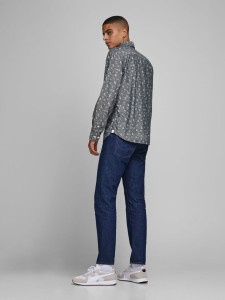 Сорочка 12170683NavyBlazer Jack&Jones L Сірий 12170683NAVYBLAZER