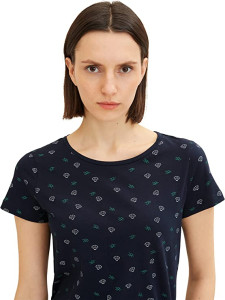 Футболка 1036196-32072 Tom Tailor L Темно-синій 1036196-32072