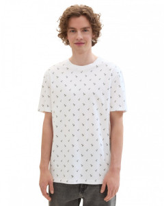 Футболка Men's DENIM T-shirt 1042069ХХ35505 Tom Tailor L Білий 1042069ХХ35505