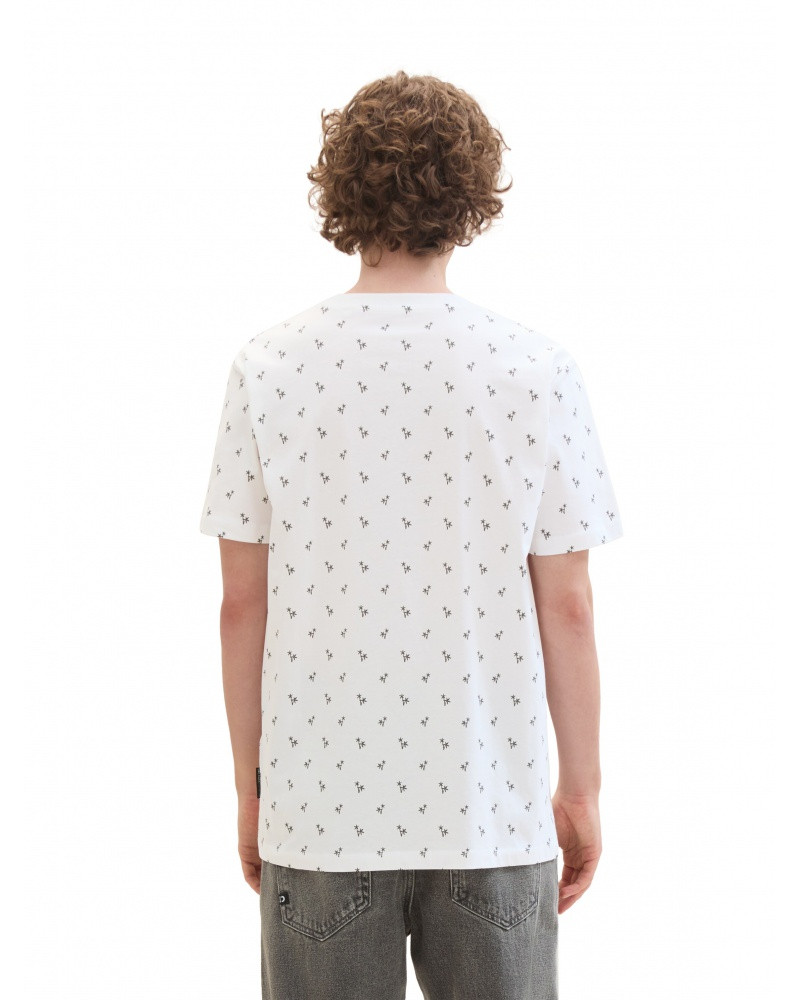 Футболка Men's DENIM T-shirt 1042069ХХ35505 Tom Tailor L Білий 1042069ХХ35505