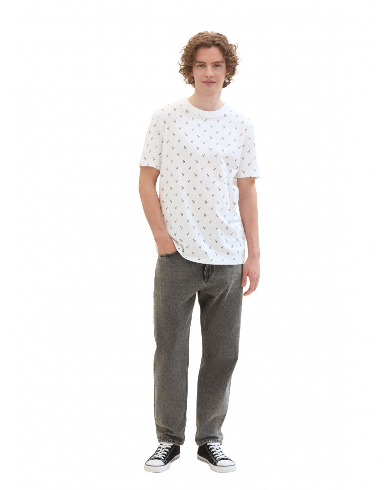 Футболка Men's DENIM T-shirt 1042069ХХ35505 Tom Tailor L Білий 1042069ХХ35505