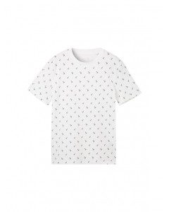 Футболка Men's DENIM T-shirt 1042069ХХ35505 Tom Tailor L Білий 1042069ХХ35505