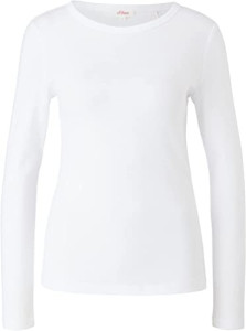 Футболка з довгими рукавами 120.11.899.12.130.2112024-0100 s.Oliver L Білий 120.11.899.12.130.2112024
