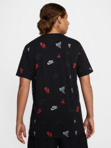 Футболка Nike M NSW TEE 12MO AOP SP25 HJ0561-010