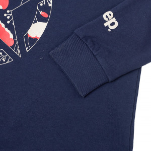 Кофта JEEP HOODED CROPPED SWEATSHIRT STAR Botanical Print O102607-A184