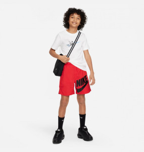 Футболка підліткова K NSW TEE SOCCER BALL FA23 FD3974-100 Nike XL Білий FD3974-100