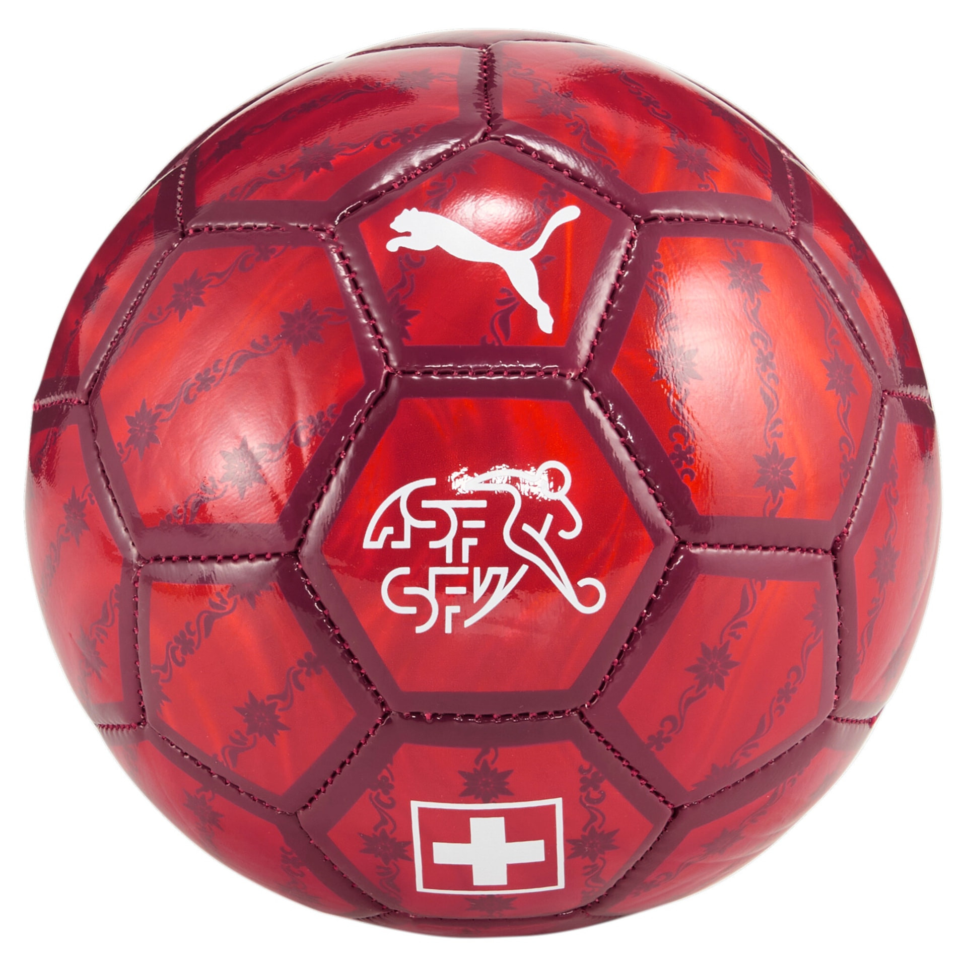 М'яч футбольний Puma SFV Fan Ball червоний Уні 5 084163-01