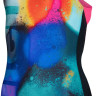 Купальник закритий для дівчат Arena SPRAY PAINT SWIMSUIT SWIM PRO чорний, синій, рожевий дитячий 164 010286-590