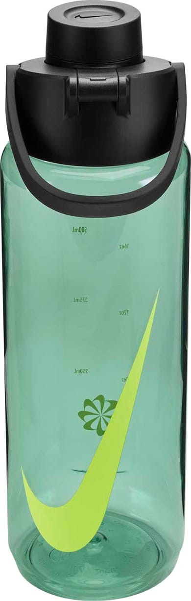 Пляшка Nike TR RENEW RECHARGE CHUG BOTTLE 24 OZ зелений, чорний 709 мл (N.100.7636.011.24) N.100.7636.011.24