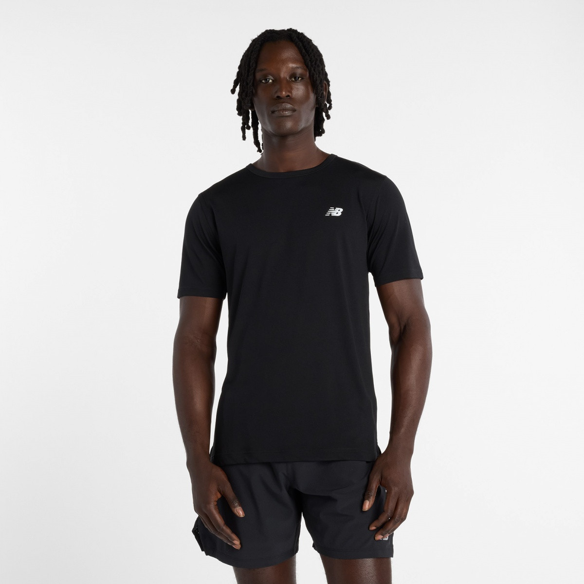 Футболка Sport Essentials Utility MT61O0U4BK New Balance L Чорний MT61O0U4BK