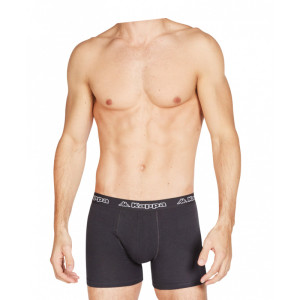 Труси-боксери Kappa Boxer Uomo Elastico Esterno logato антрацит Чол M K1211 Antracite