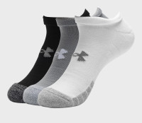 Шкарпетки UA Heatgear No Show 3pk сірий Уні MD 1346755-035