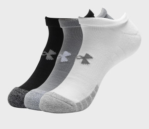Шкарпетки UA Heatgear No Show 3pk сірий Уні MD 1346755-035