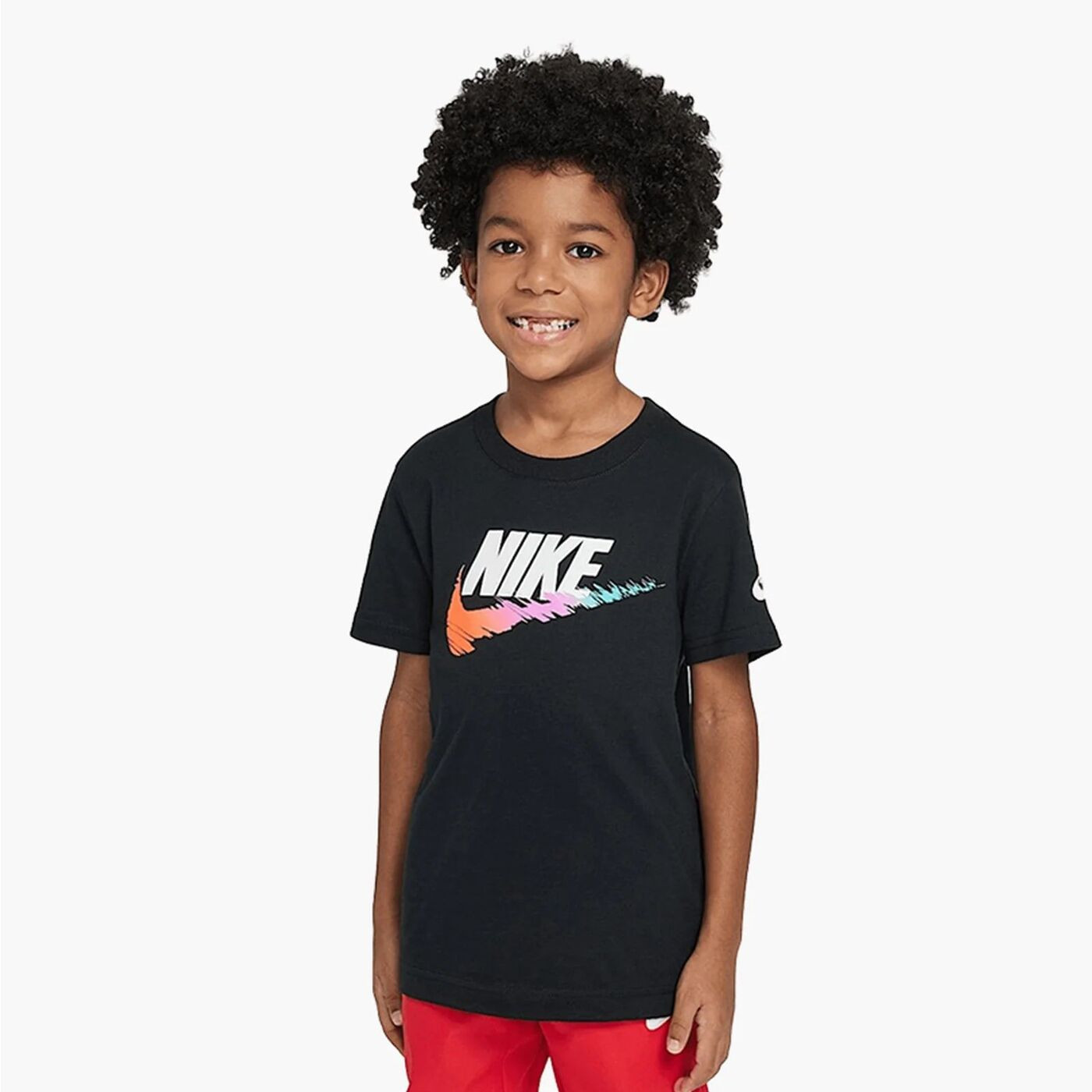 Футболка дитяча Nike Toddler Brandmark Swoosh Black 86M843-023