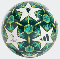 М'яч футбольний Adidas UCL TRN білий, зелений Уні 5 JH1281