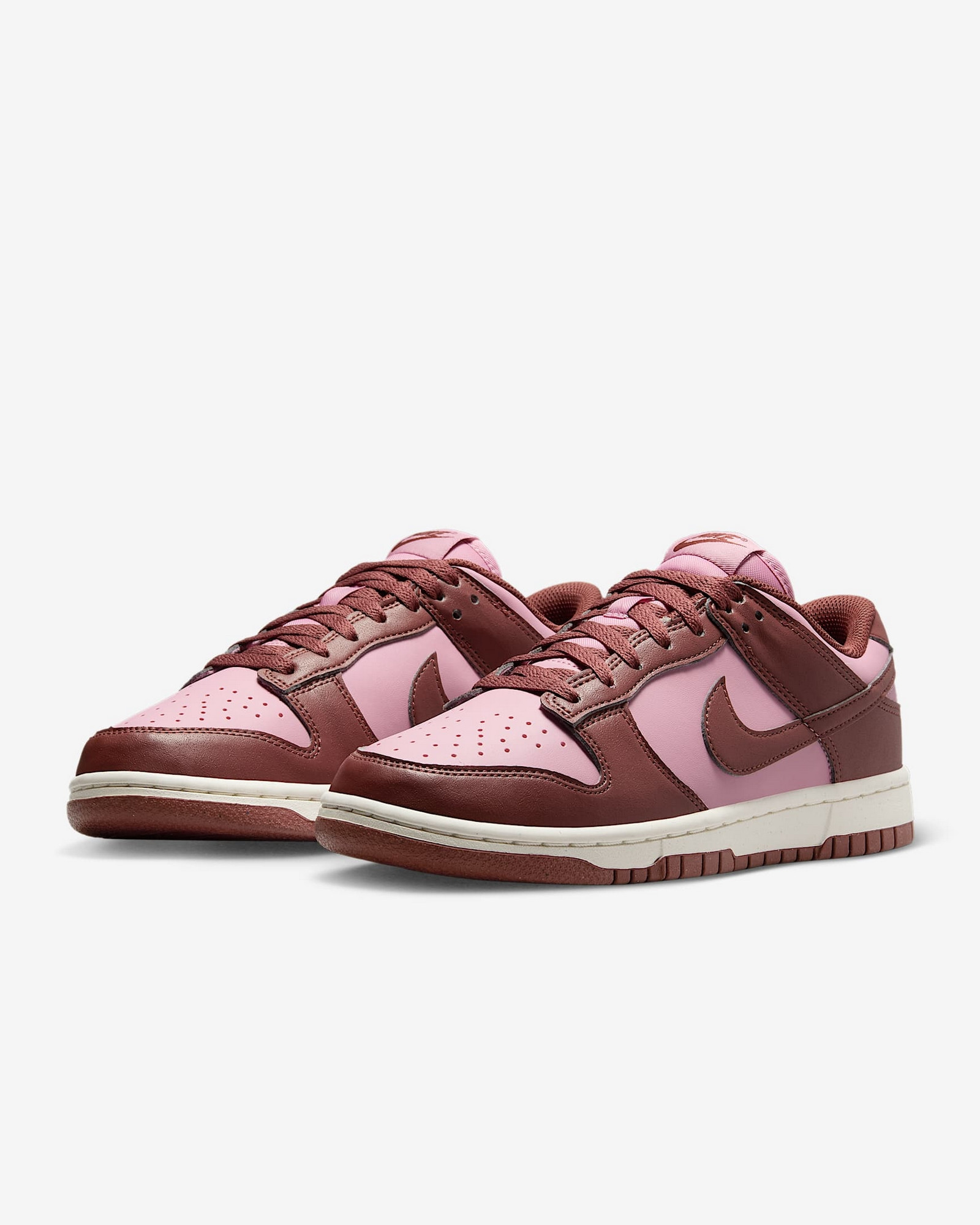Кросівки жіночі Nike Dunk Low Next Nature Brown/Pink DD1873-114 36.5 DD1873-114
