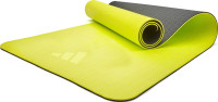 Килимок для йоги Adidas Double Sided Yoga Mat жовтий, сірий 176 х 61 х 0,6 см (ADYG-10400BLY-NL) ADYG-10400BLY-NL
