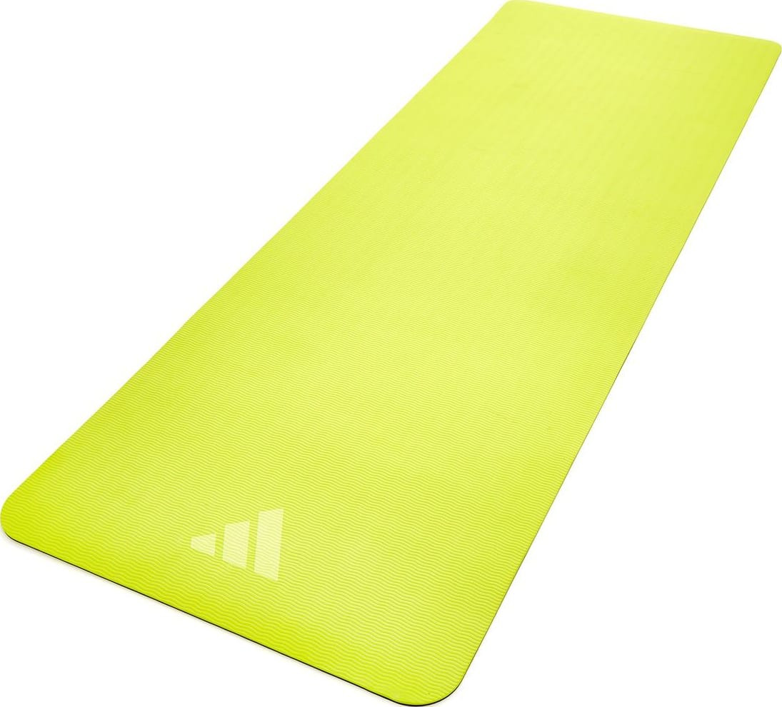 Килимок для йоги Adidas Double Sided Yoga Mat жовтий, сірий 176 х 61 х 0,6 см (ADYG-10400BLY-NL) ADYG-10400BLY-NL