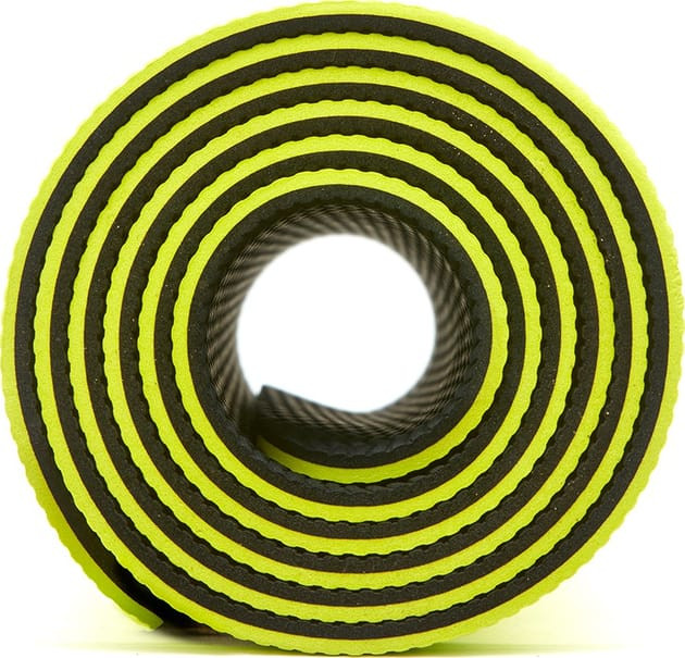 Килимок для йоги Adidas Double Sided Yoga Mat жовтий, сірий 176 х 61 х 0,6 см (ADYG-10400BLY-NL) ADYG-10400BLY-NL